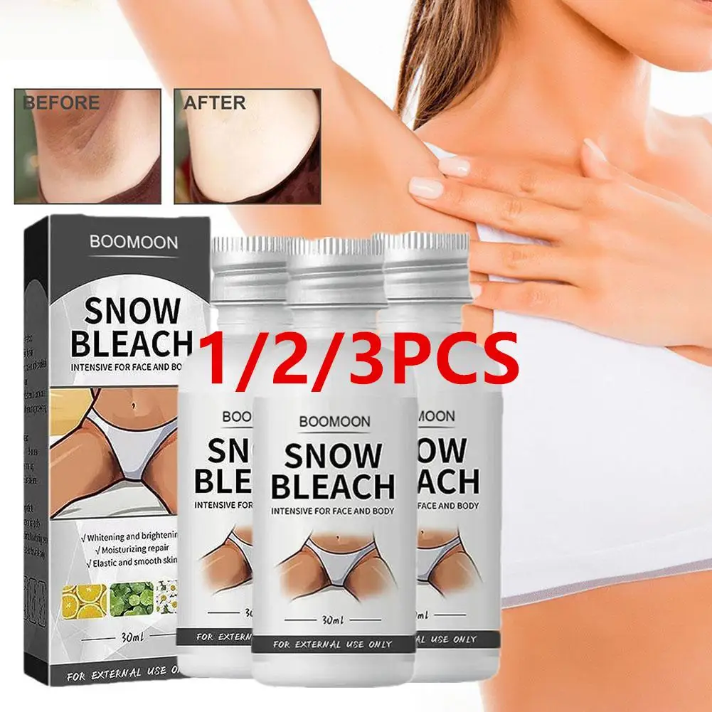 

New Natural Skin Lightening Cream For Dark Underarm Intimate Areas Fast Strong Whitening Bleach Cream