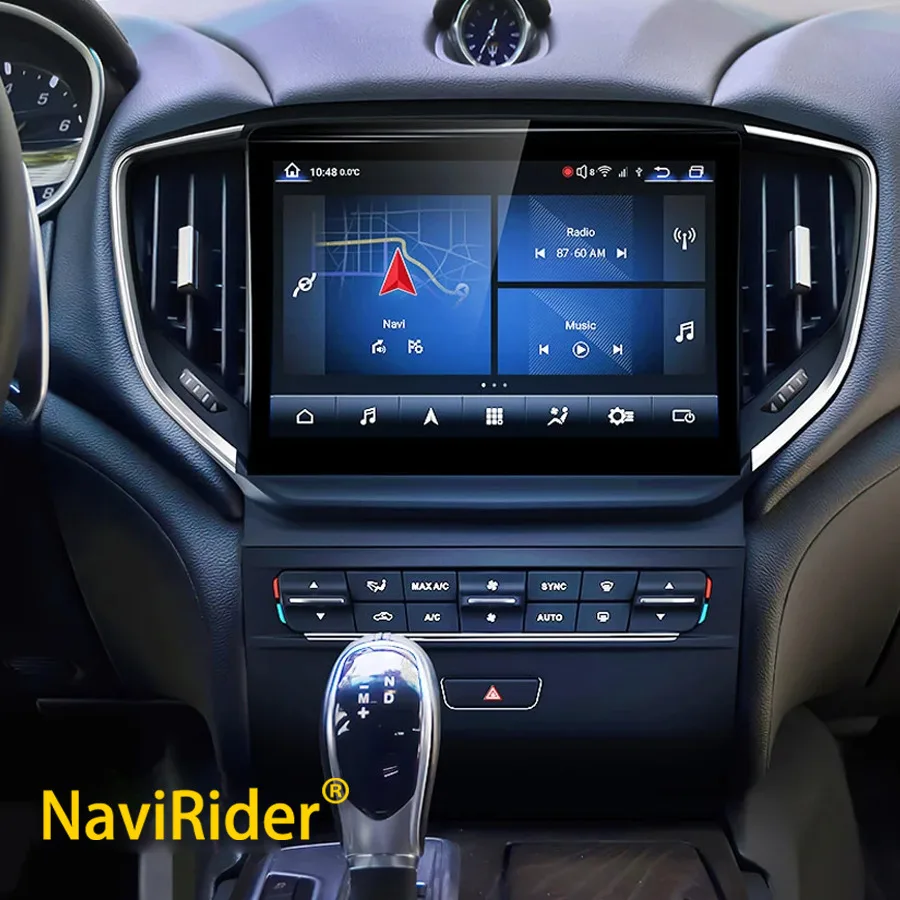 10.26inch Car Android Radio GPS Navigation Stereo Blu-Ray Screen For Maserati Ghibli 2014-2020 CarPlay Multimedia Video Player