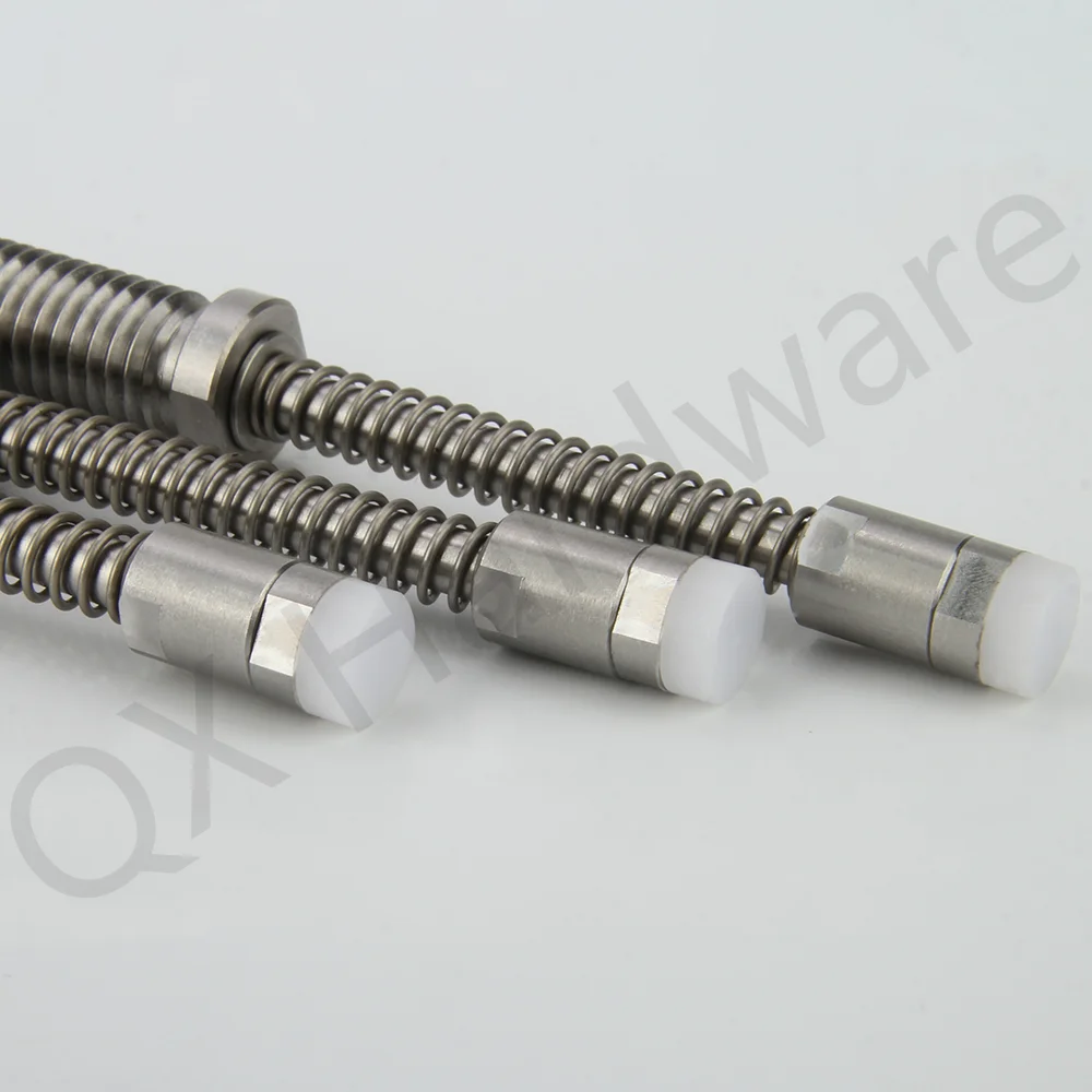 QX529 Spring Visibility Bush Built-In Plunger POM Tip Stainless Steel​ Factory Supply Specialized In Holding Spring Plunger