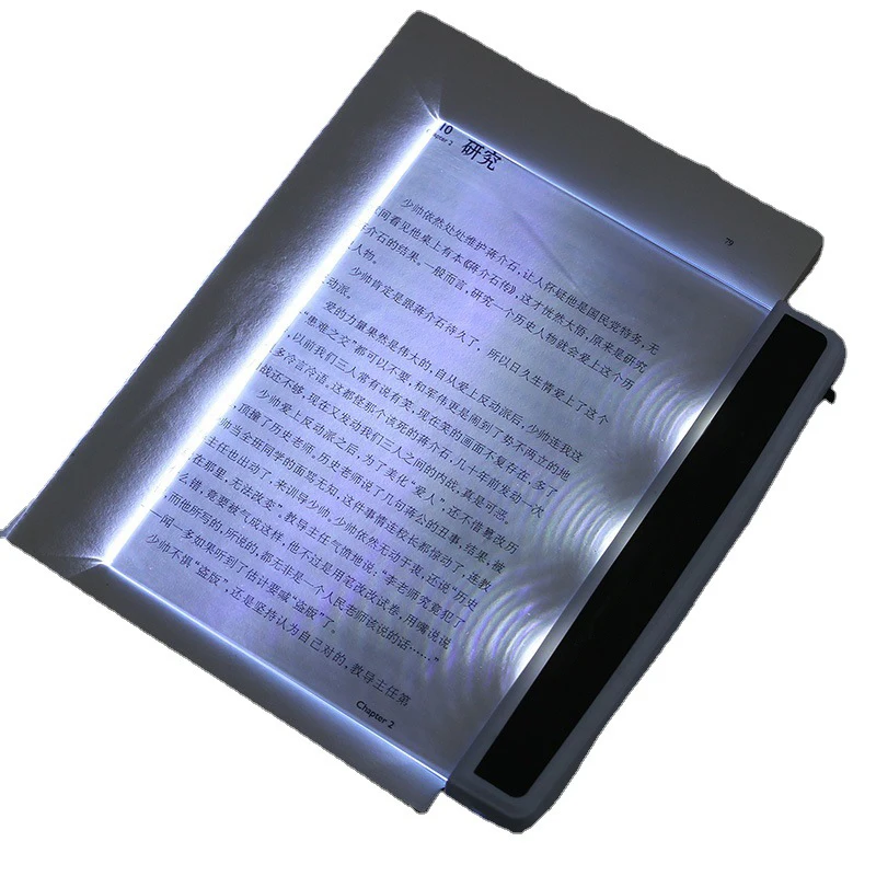 1PC LED Flat Panel Night Vision Reading Light Portable Eye Protection Energy Saving Reading Light Student Night Reading Light