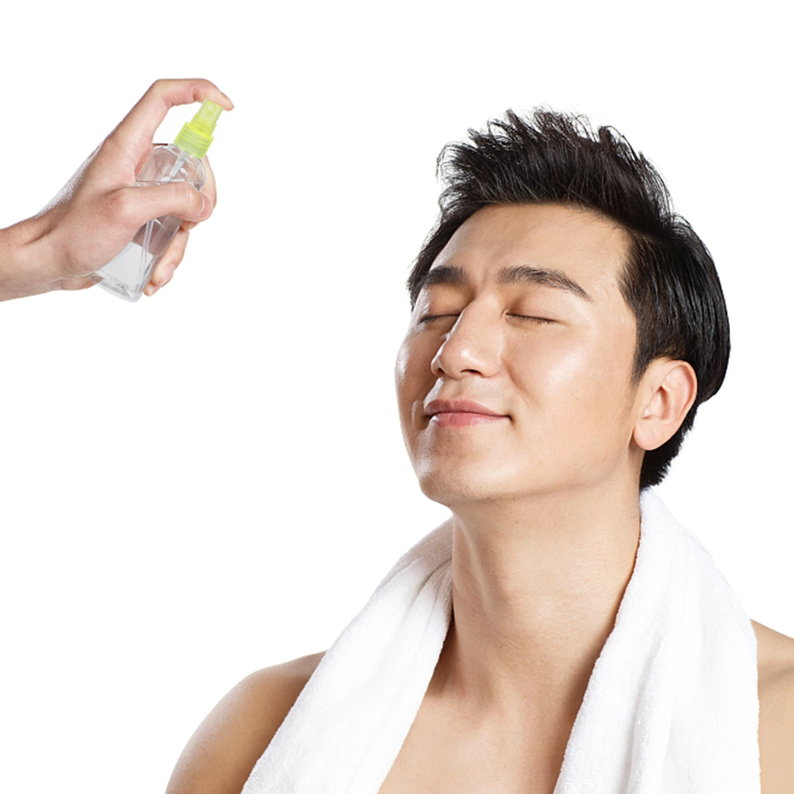 

100Ml Portable Refillable Fine Mist Sprayer Bottle Leak Proof Container Travel Toiletries Liquid Holder Uv Resistant