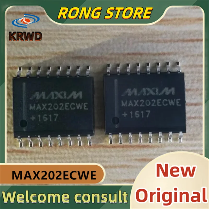 10PCS MAX202ECWE  New and original MAX202E SOP16