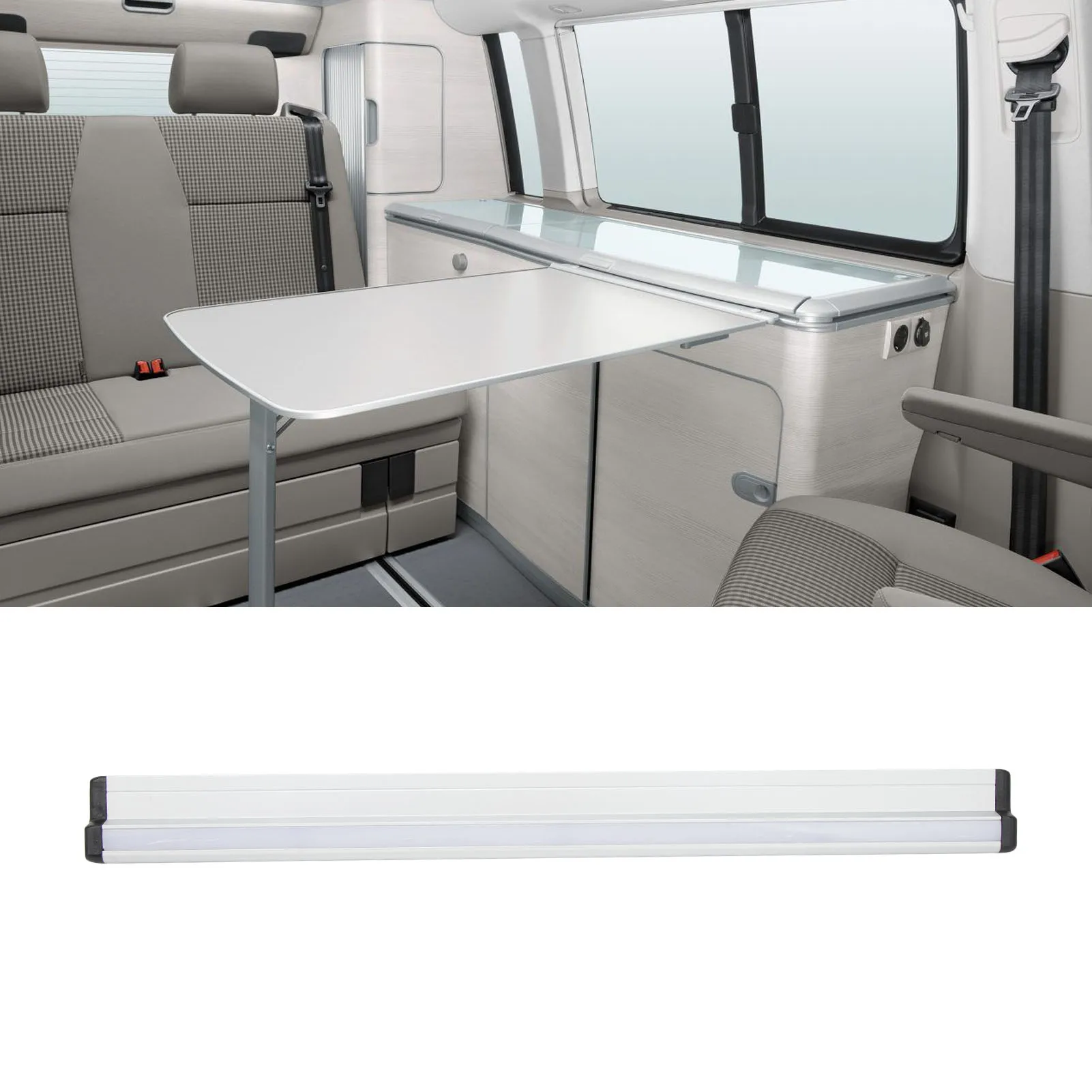 500mm RV Table Rail Aluminum Alloy High Strength Rustproof Wall Table Support Rail for Yacht Boat Caravan Accessories