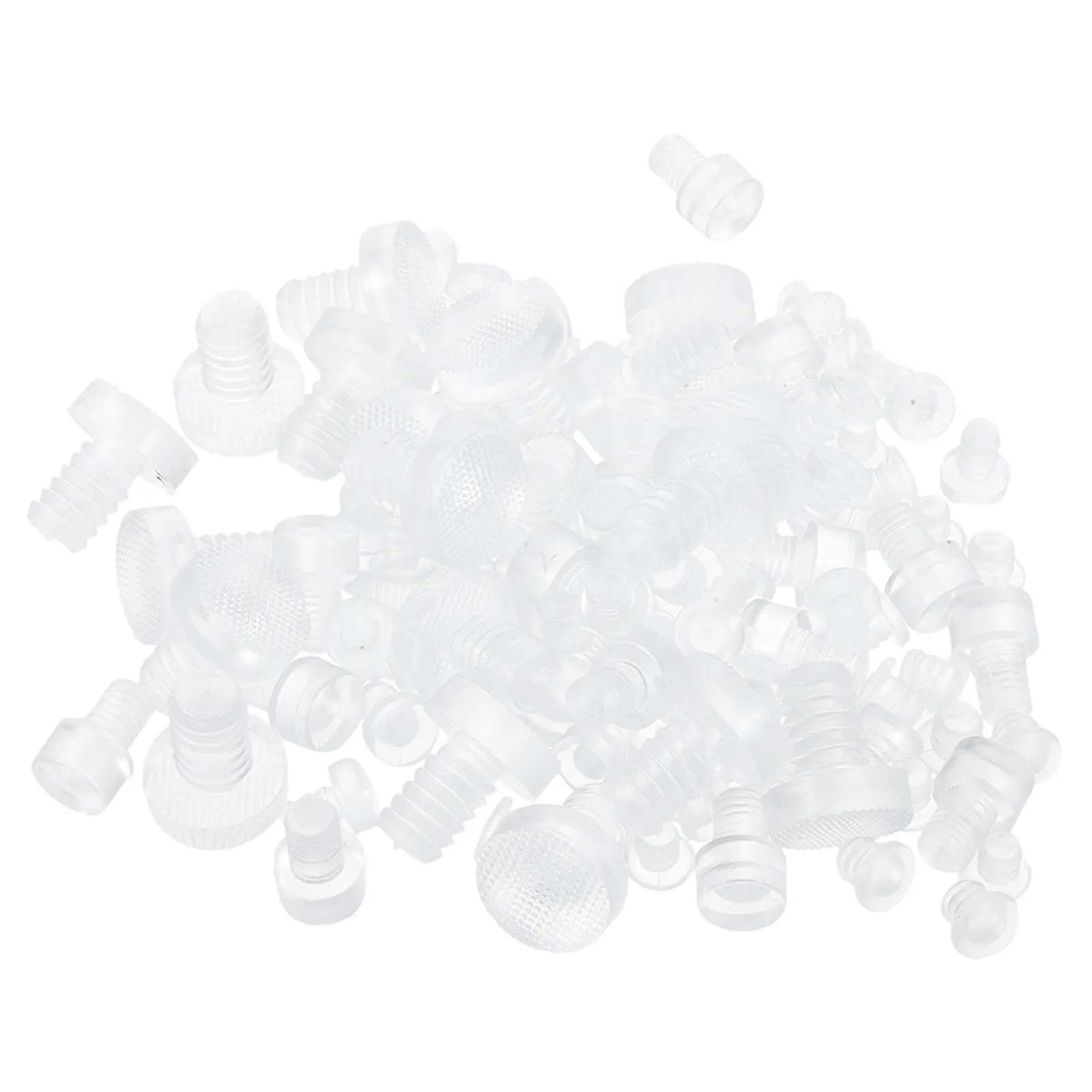 250Pcs Cabinet Door Noise Dampening Bumpers Clear Silicone Push in Soft Pads Non Adhesive Glass Tabletop Protectors Anti Scratch