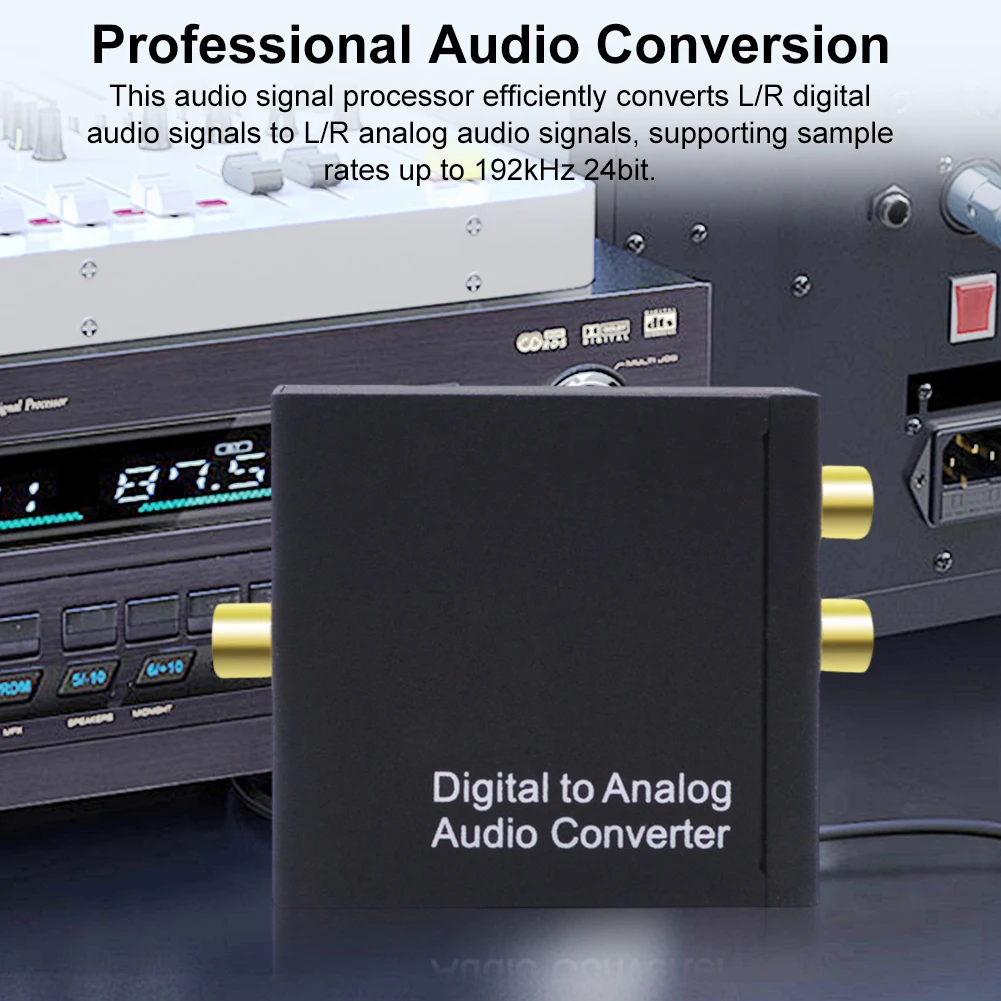 192 كيلو هرتز الرقمية SPDIF البصرية إلى التناظرية L/R RCA محول بصري إلى 3.5 مللي متر مهايئ الرافعة البصرية إلى L/R DAC فك