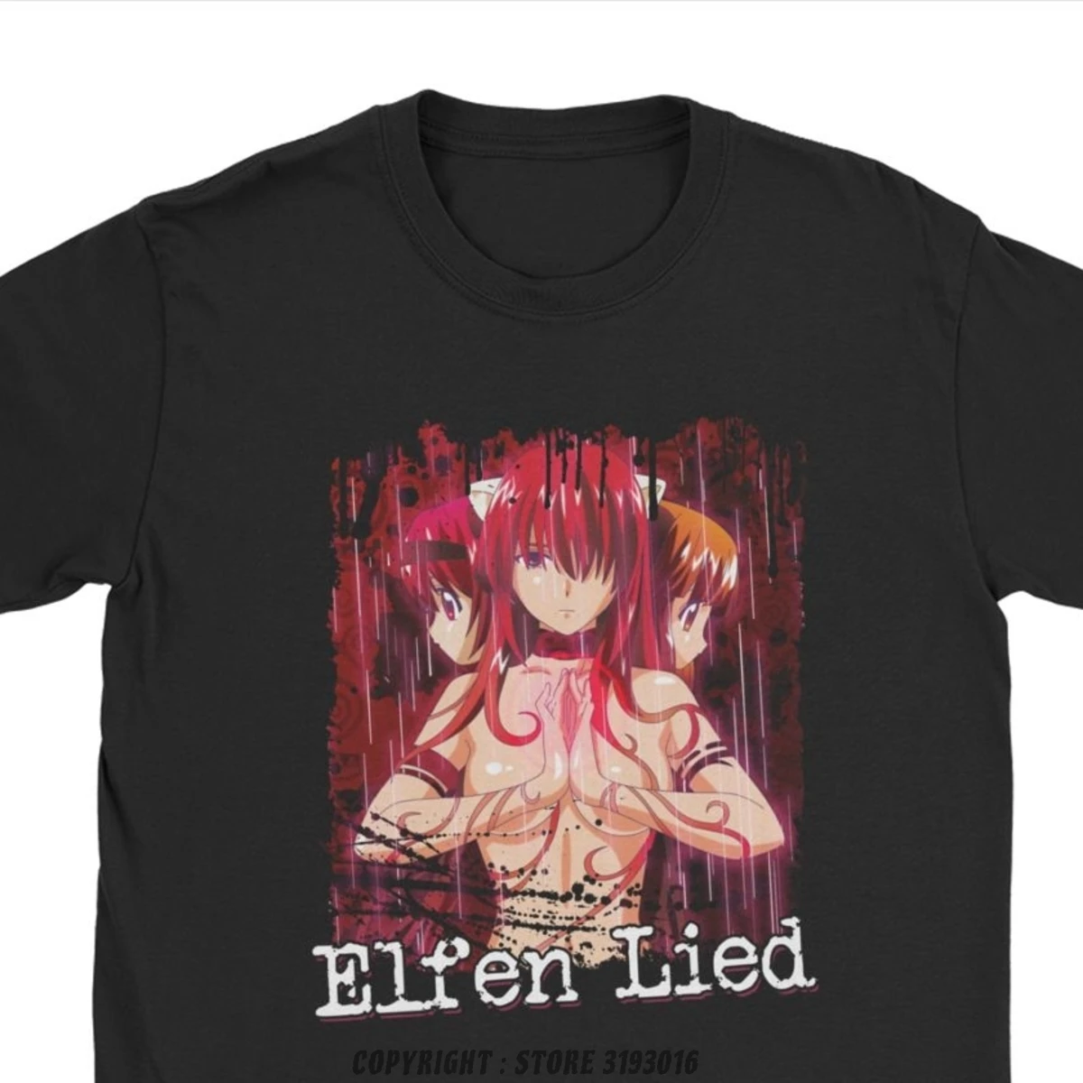 リリウムエルフェンリート 3D Tシャツヒップホップヒップスター T