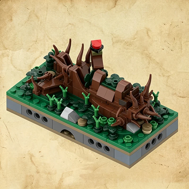 Creators Plant Series Model MOC Building Bricks Weathered Oak Modular Technology Gifts Holiday Assemble Toys Suit Display