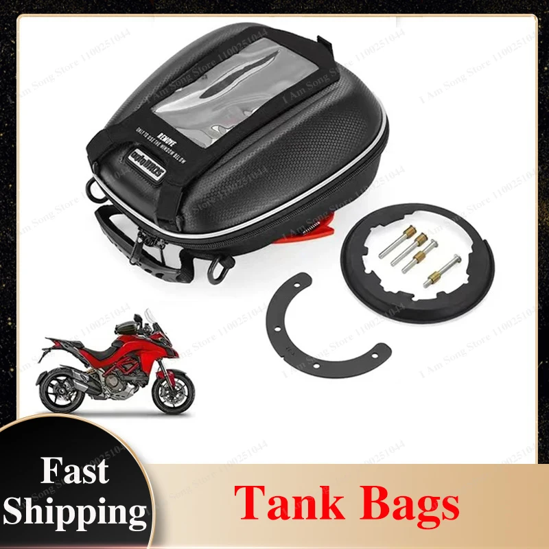 Fuel Tank Bag For DUCATI Multistrada V4 V2 950/1200/1260/S/Enduro 1200 Motorcycle Waterproof Racing Luggage Bags Tanklock