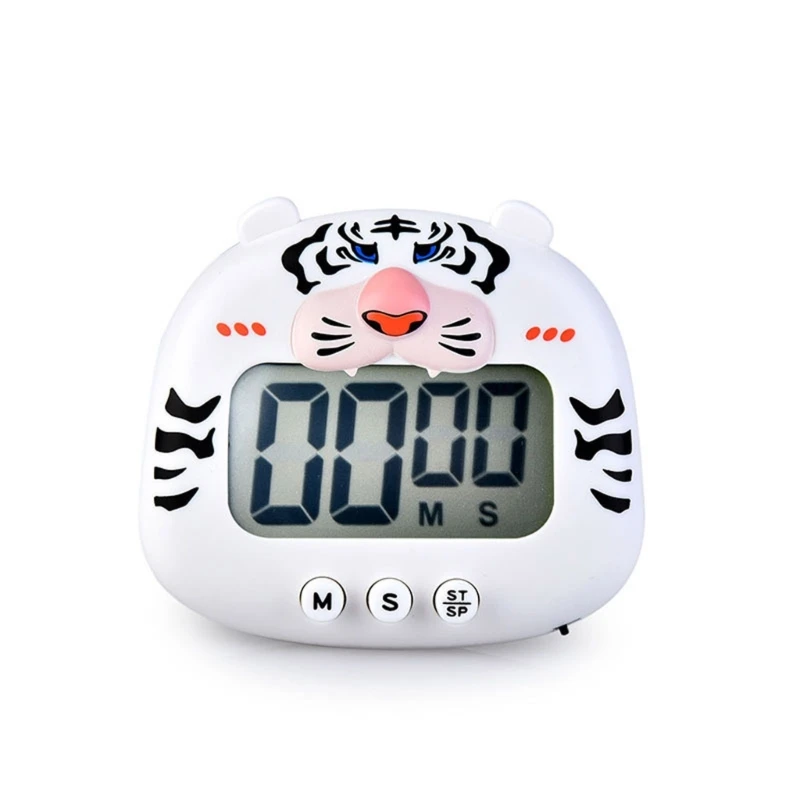 Digital Timer Cute Cartoon Animal Countdown-Timer Kitchen Alarm Clock Multifunction Time-Reminder-Digital Cooking Timer