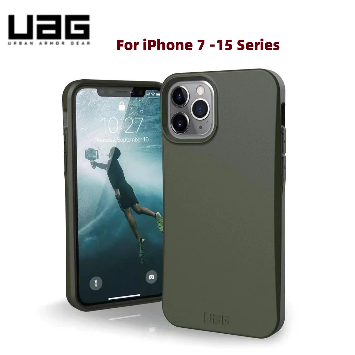 Armor UAG Outback Case Cover For Apple iPhone 11 12 13 14 15Pro Max 15 Plus 15 Pro  Anti drop Biodegradable Phone Case