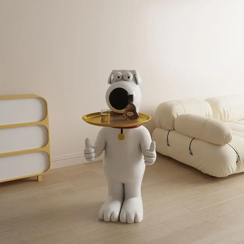 Large Animal Figurines Living Room and Bedroom Sofa TV Cabinet Decorations Festival Gifts Resin Material Statue