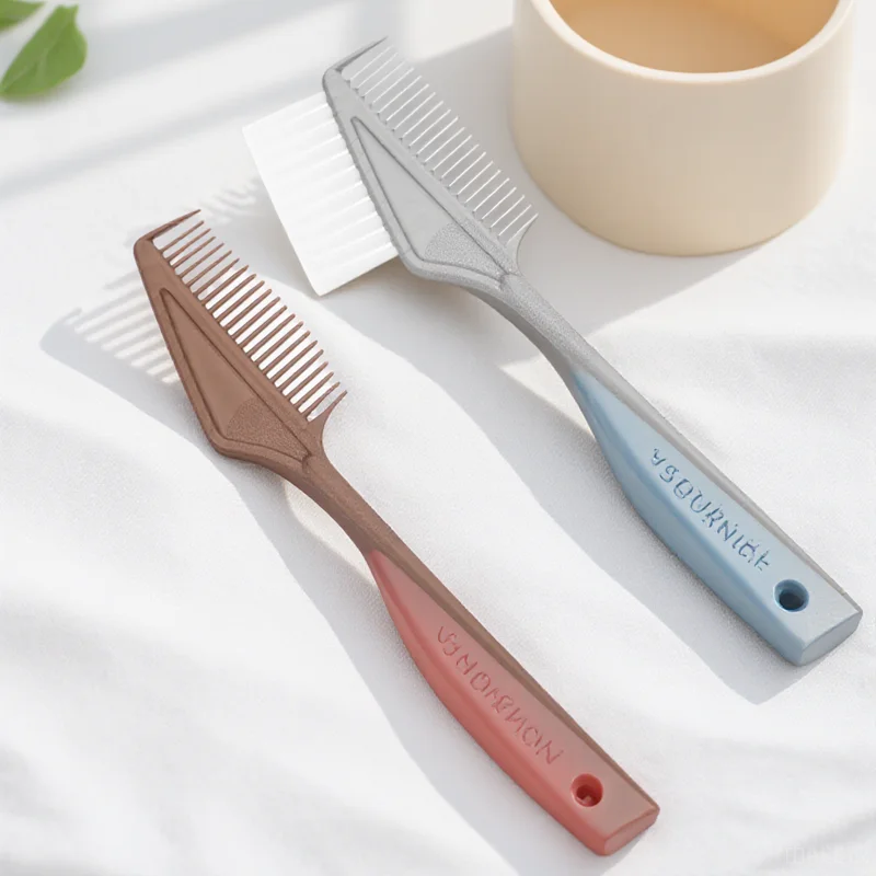 

2pcs Dye Comb Salon Accessories Coloring Brush For Micro Braiding Foiling Highlights Care Dye Applicator Brush For