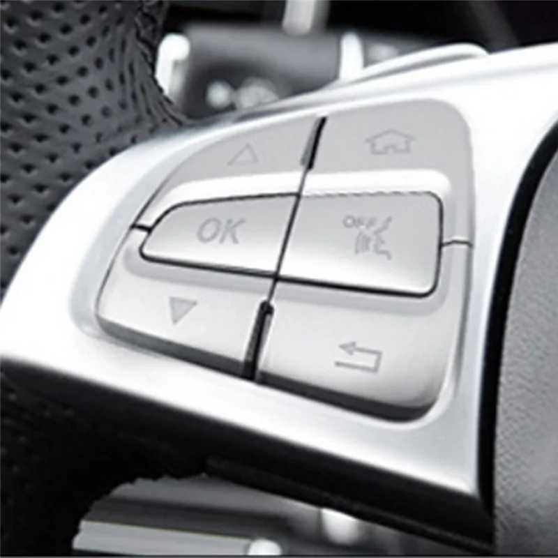 Clear Car Multifunction Steering Wheel Button Volume Adjustment Switch For  C-Class W205 GLC W253