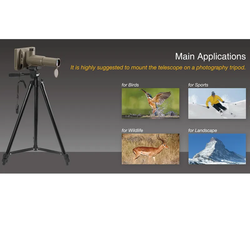 14 Million High-Definition Telescope with 5-Inch Screen Recording and Photography Functions, Multifunctional Digital Telephoto