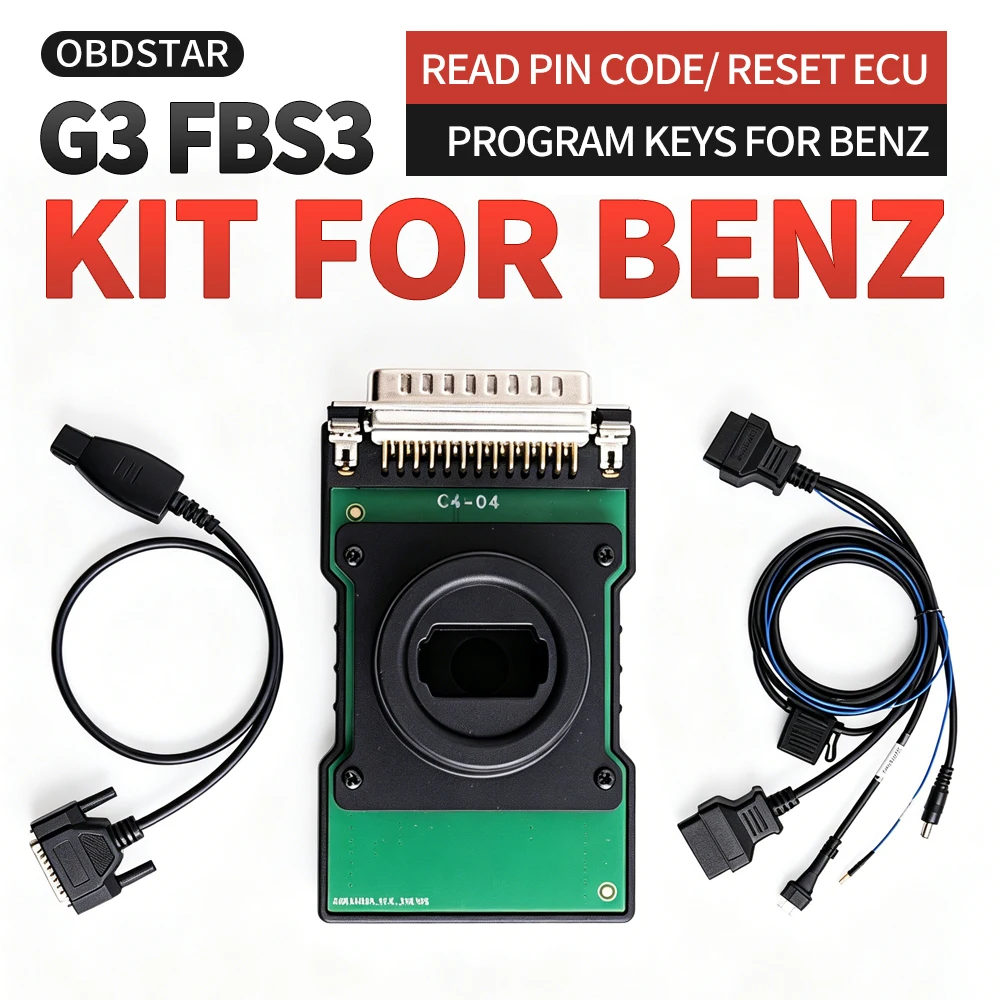 2026 OBDSTAR for BENZ FBS3 Kit for Read Pin Code/ ECU Reset Virgin Program/ Program Keys for X300 Classic G3 & MP001 Programmer