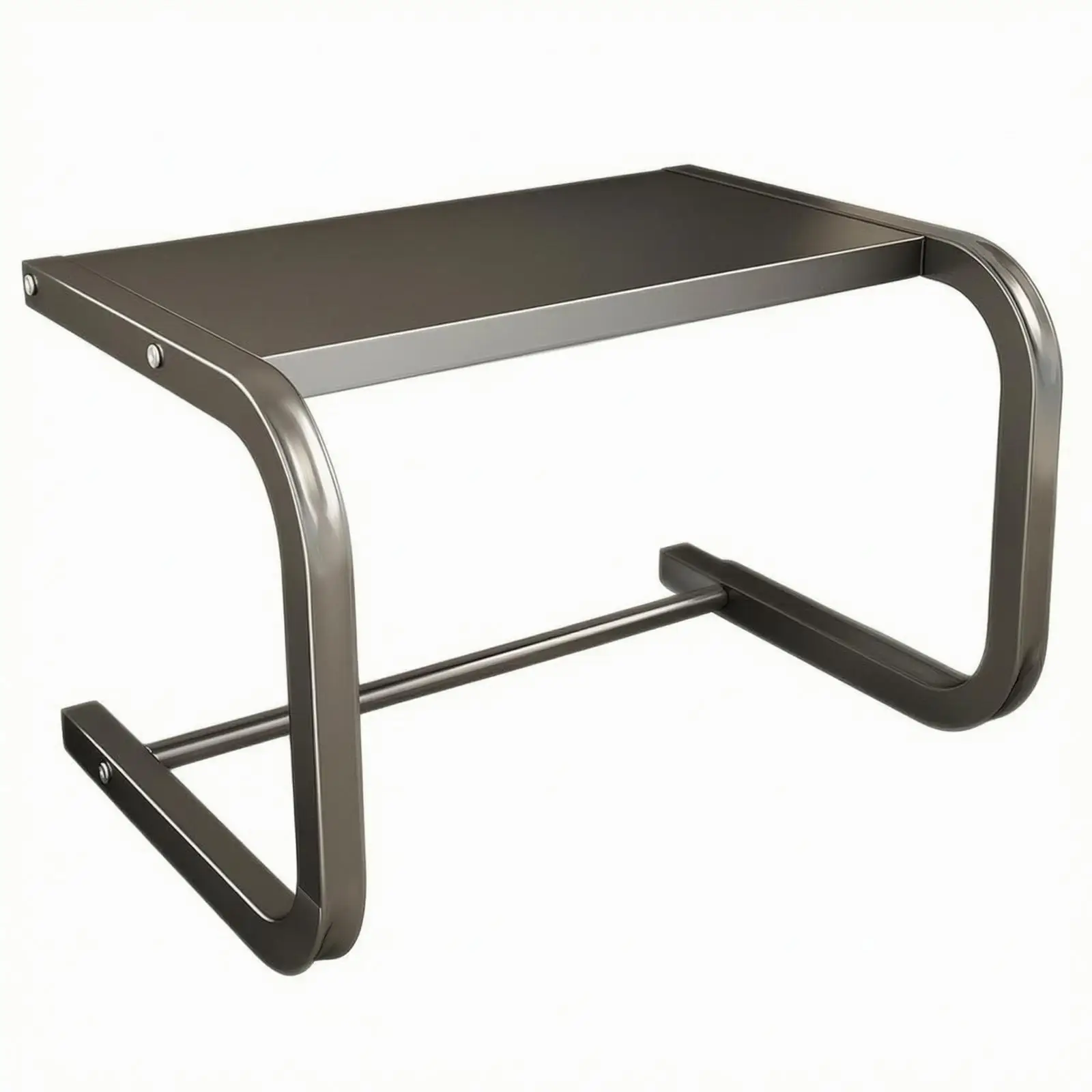 Bridge-Shaped Kitchen Countertop Storage Rack Compact Carbon Steel Countertop Organizer Rack Space-Saving Shelf for Meal Cooking