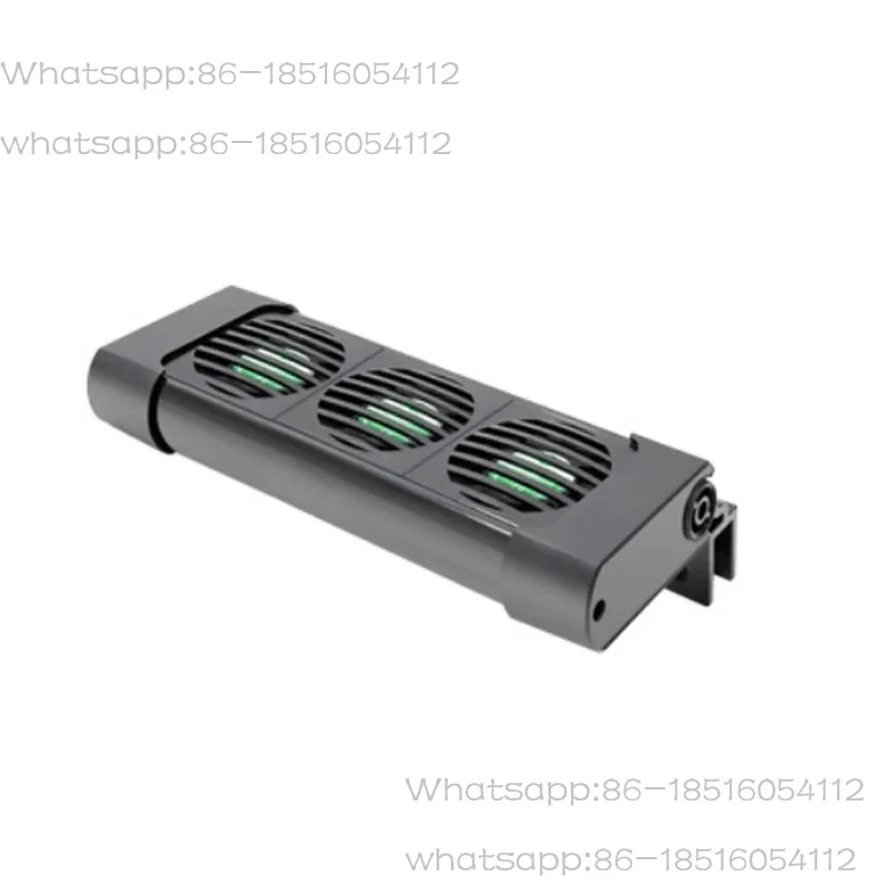 2/3/4/5/6 Head Aquarium Cooling Fans 135 Rotation Silent Fish Tank Cooler US Plug Temperature Control System Chiller Control