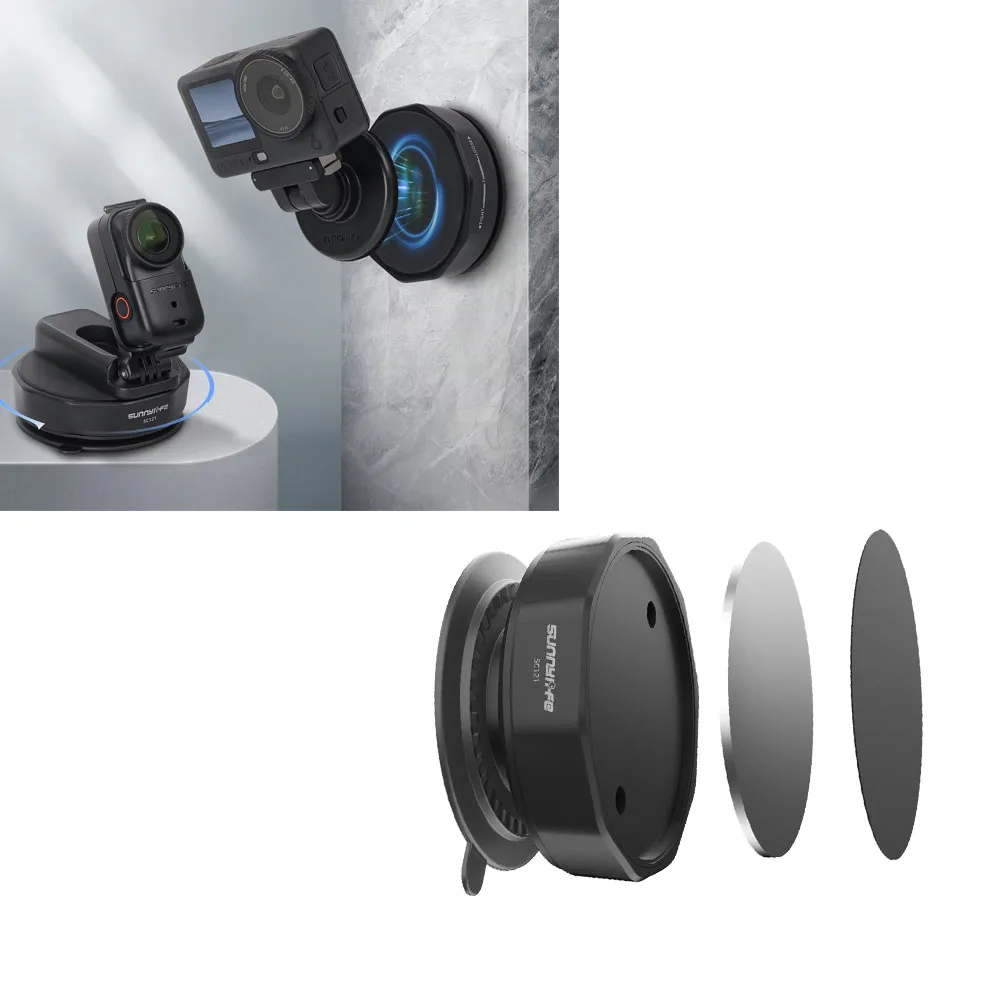 

Manual Twist-Lock Suction Cup Universal Thickened Spin-Formed Suction Cup Action Camera Magnetic Expansion Accessory