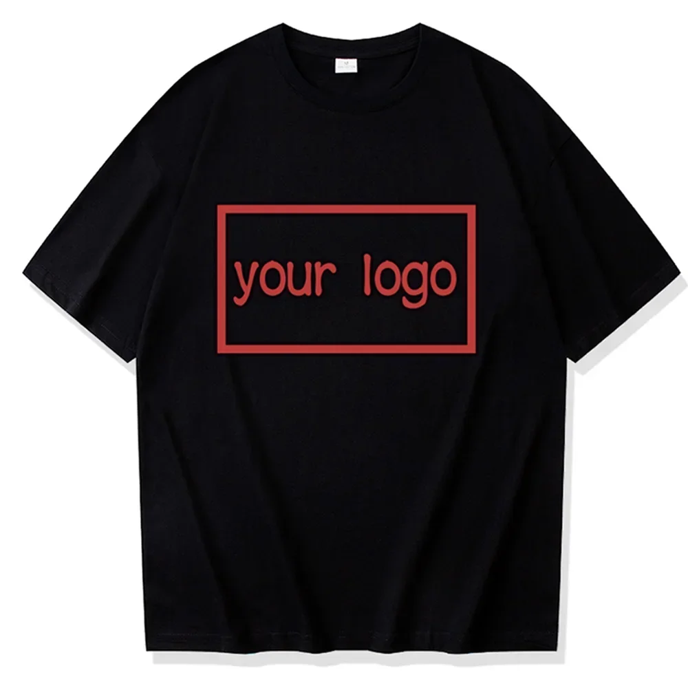 Customized Printed Leisure T Shirt Harajuku Women Men Tee Diy Your Like Photo or Logo T-Shirt Custom Drop Shipping Tshirt