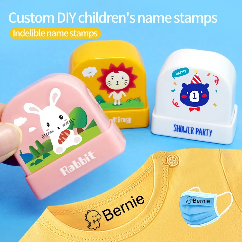 

Children's Name Seal Custom Student's Name Stamp Montessori Gift