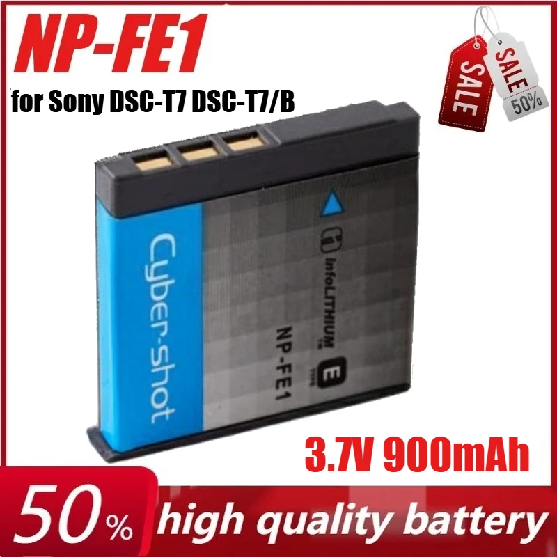 

NP-FE1 3.7V 900mAh Battery for Sony DSC-T7 DSC-T7/B DSC-T7/S DSC-P2 DSC-P5 DSC-P7 DSC-P3 DSC-P9 Digital Camera