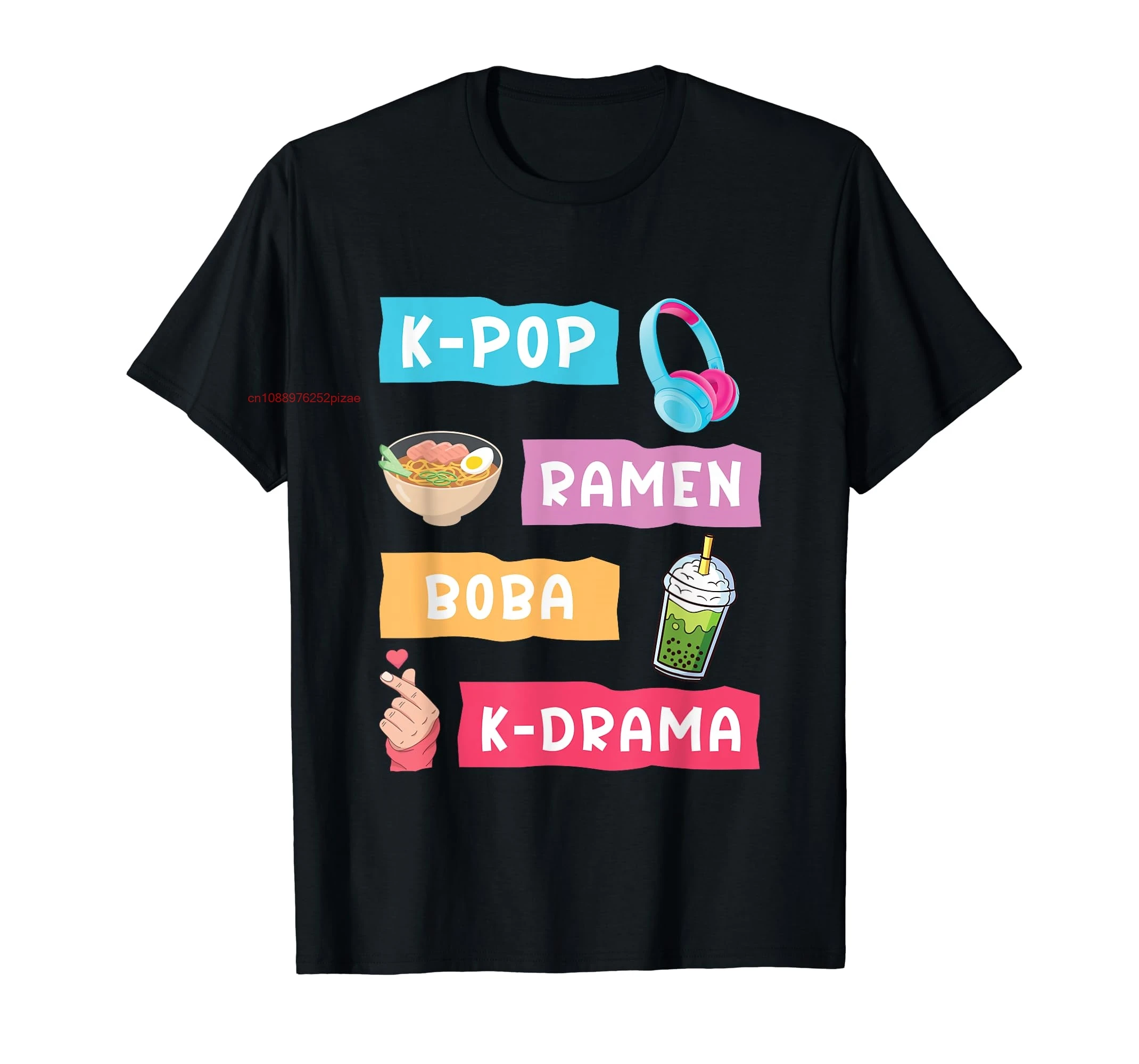 

100% хлопок K-Pop Fashion для любителей корейской футболки K-Drama K-Pop Merchandise МУЖСКАЯ ЖЕНСКАЯ Футболки унисекс Размер S-6XL