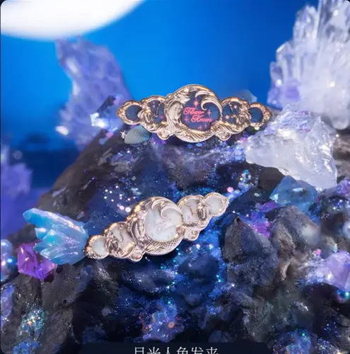 Imagen 2 del producto Flower Knows Moonlight Mermaid Series Pinza para el cabello Pinzas para el cabello de acetato Accesorios para el cabello Belleza para mujeres