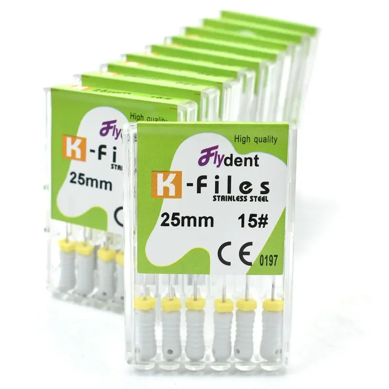 Dental Instrument Tool K files Endodontic Stainless Steel K Files Root Canal Handuse Files Used For Root Cleaning Dentistry