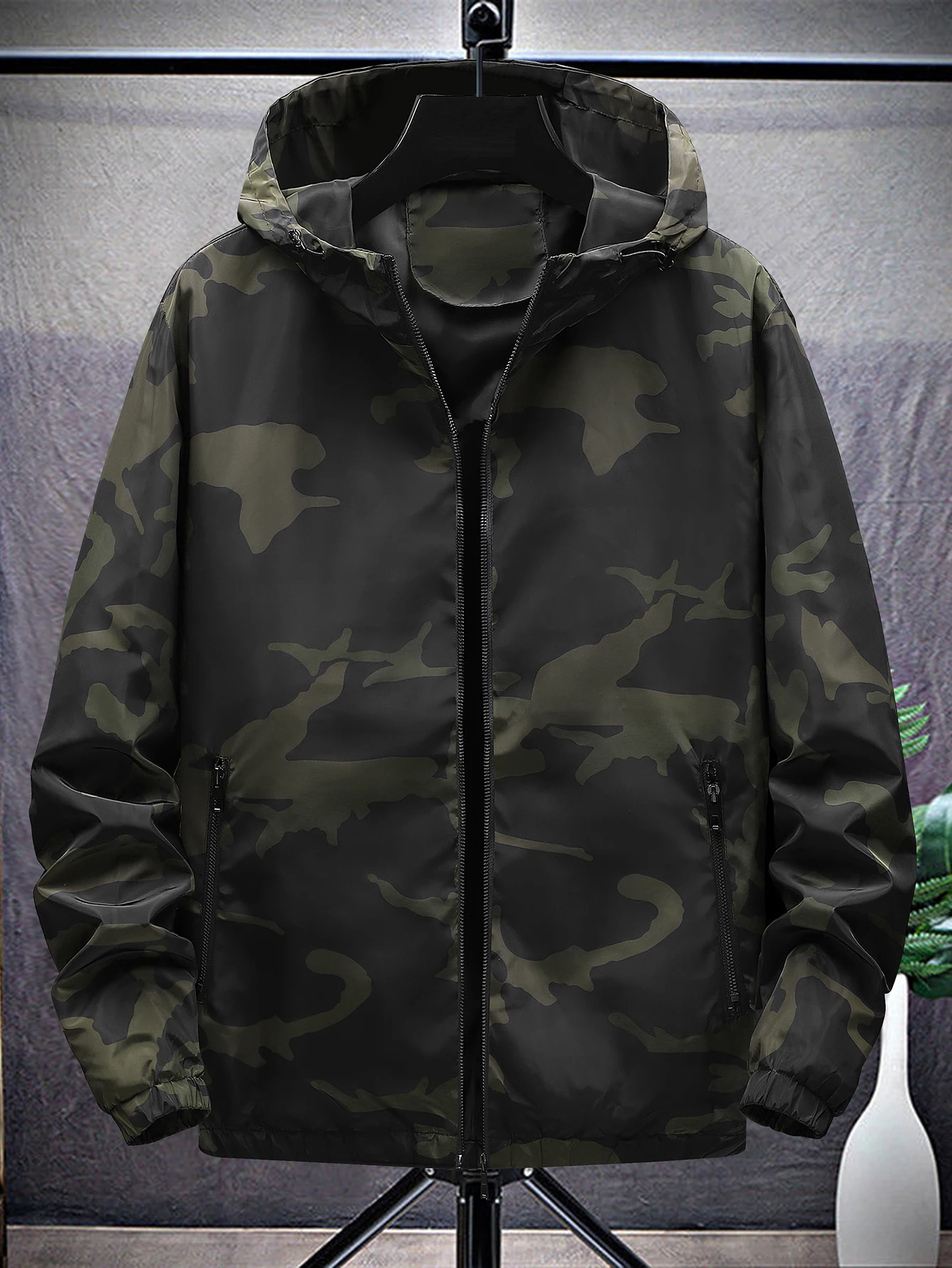 Jackets Men Casual Hooded Camouflage Jacket Mens Streetwear Hip hop Sportwear Camo Army Jacket