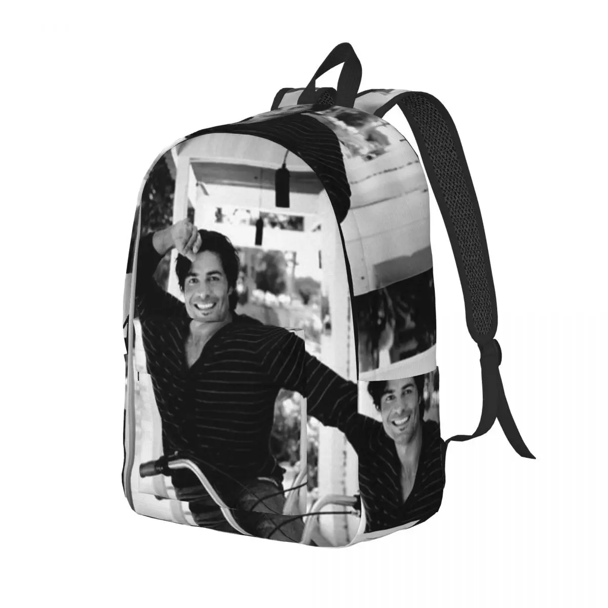 Chayanne Singer-mochila informal para hombre y mujer, morral de lona para ordenador portátil, para trabajo escolar, regalo