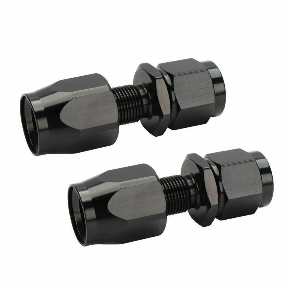 Kit di raccordi per tubi flessibili olio/gas/carburante da 20 piedi in nylon intrecciato 6AN Rosso-nero/nero