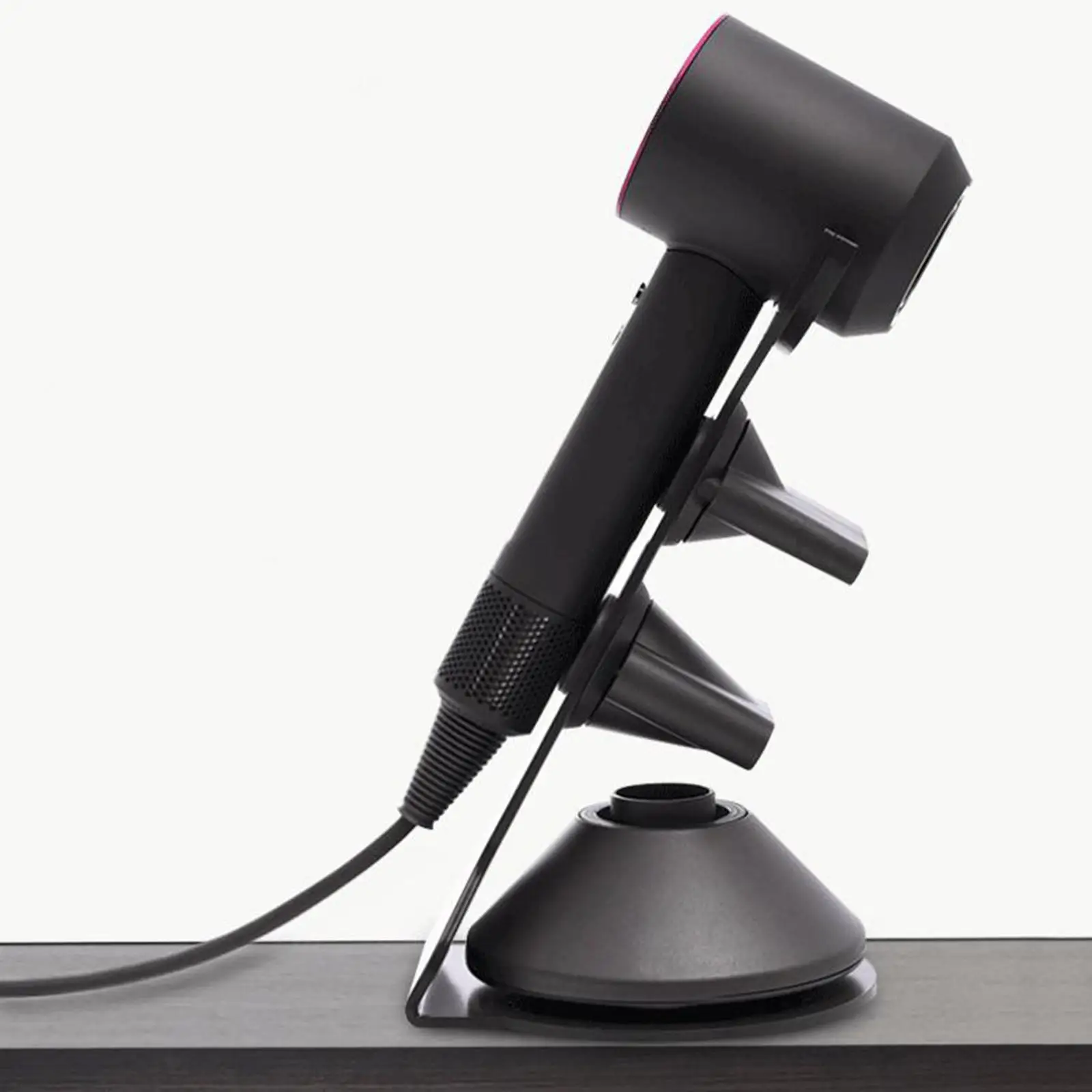 Modern Hair Dryer Holder Organizer Rack Mild Steel Power Plug Bracket for Salon Professional Home Bathroom Styling
