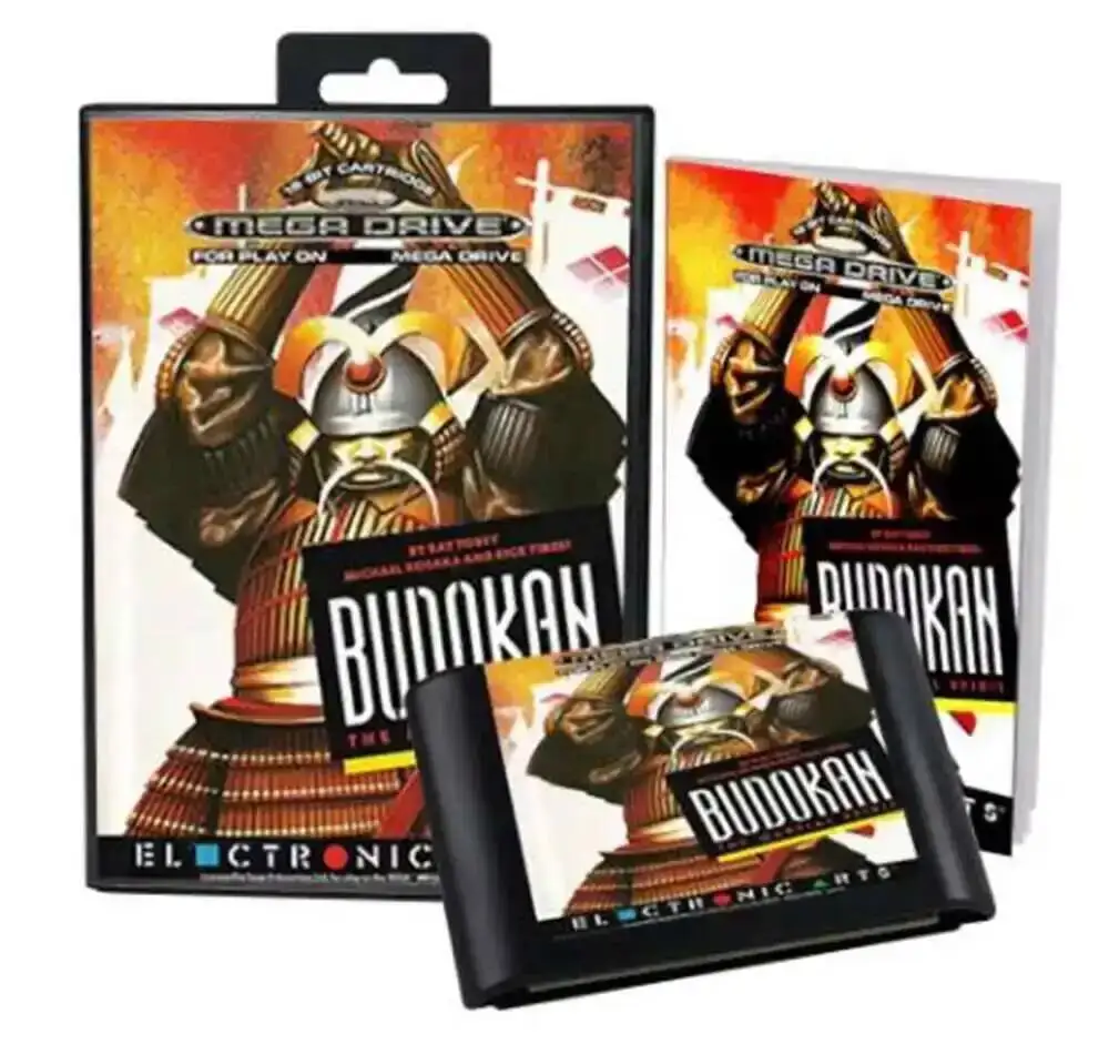 هوت بودوكان - الروح القتالية مع صندوق ودليل لنظام نشأة لخرطوشة ألعاب سيجا MD 16 بت