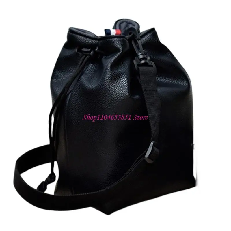 Waterproof Shockproof PU Leather Camera Compact Cameras Bag with Drawstring Closure Multiple Color and Size