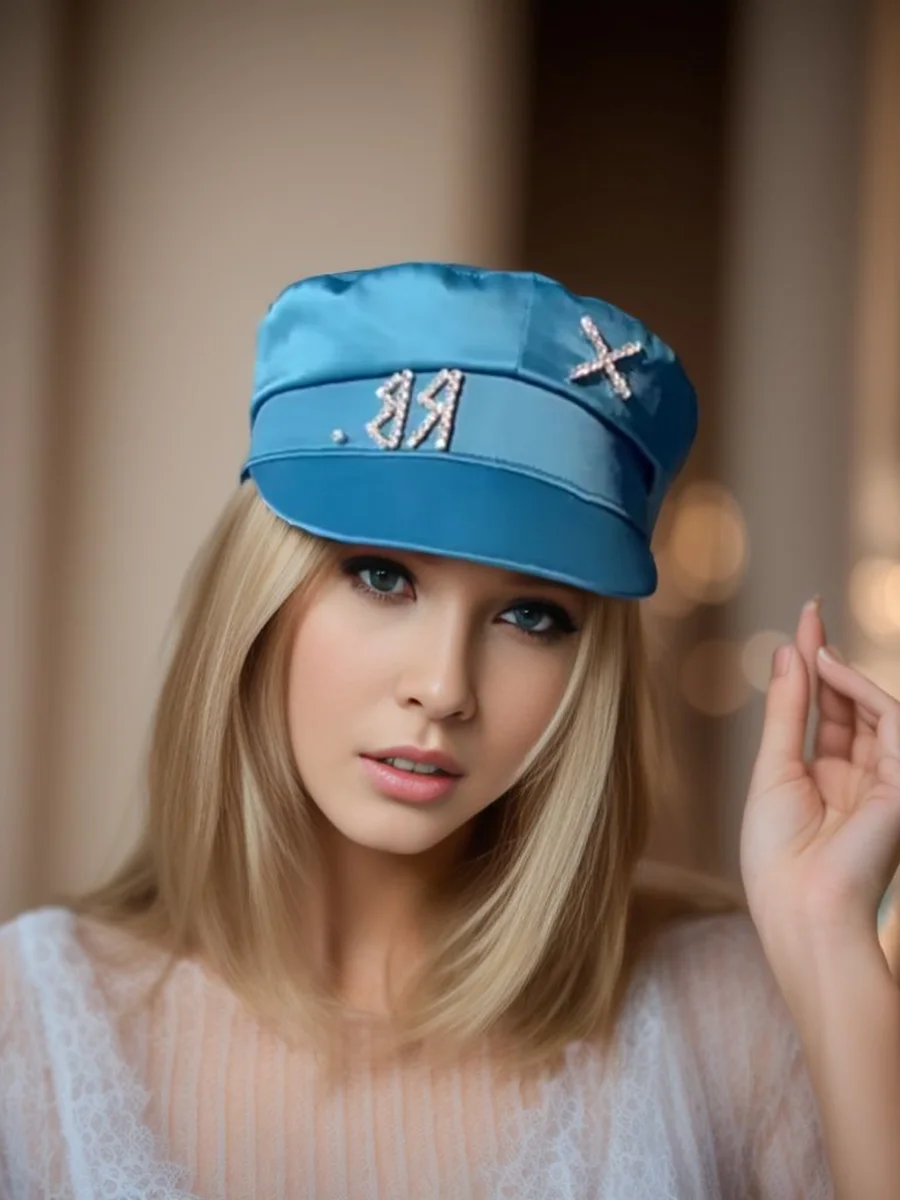 2023 New Brand Designer Spring Summer Caps Women Diamond Letter Stain Newsboy Cap Baker Boy Hat Visor for women and men