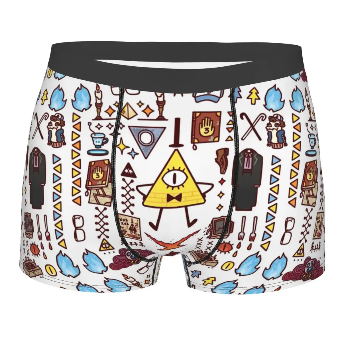 Gravity Falls Bill Cipher Boxer Merch Boxers Briefs Underwear Cartoon Anime Boxer Briefs Gag Soft Quilt Underpants Gift For Man