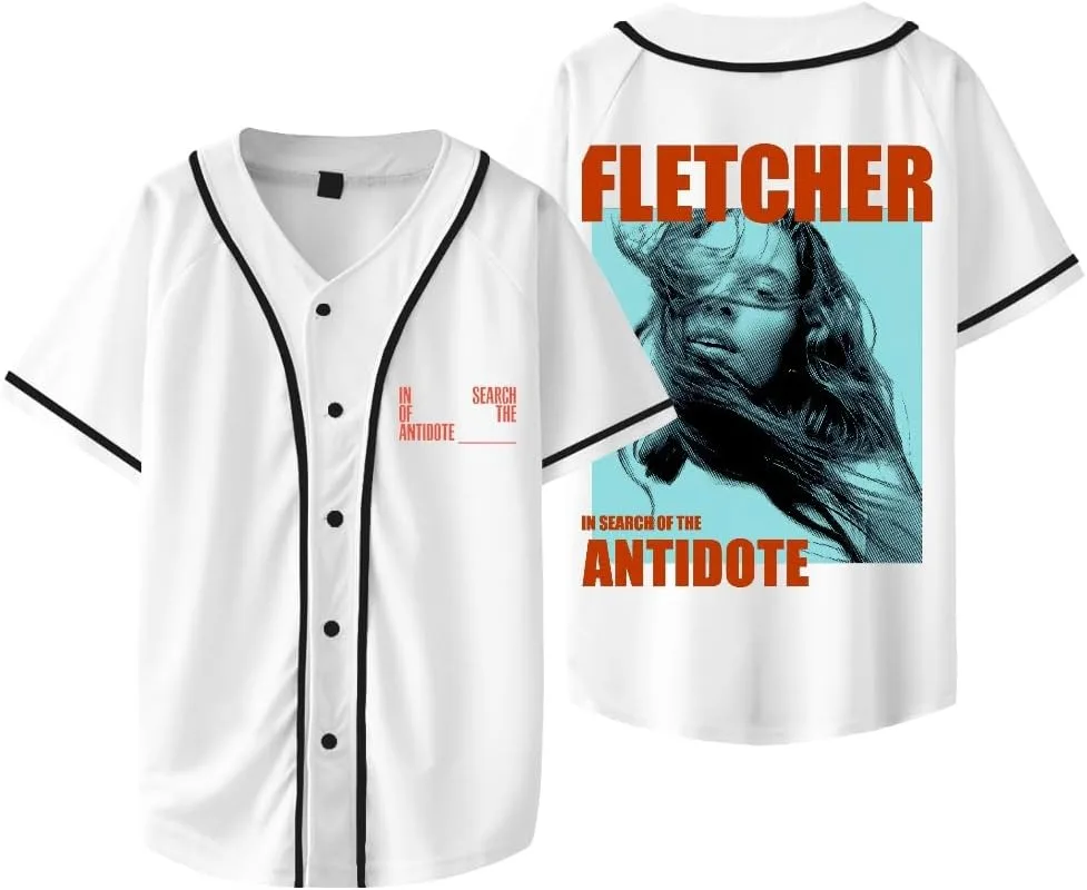 Fletcher Antidote Tour Merch Baseball Jacket Summer Women Men Fashion Casual Short Sleeve T-Shirts