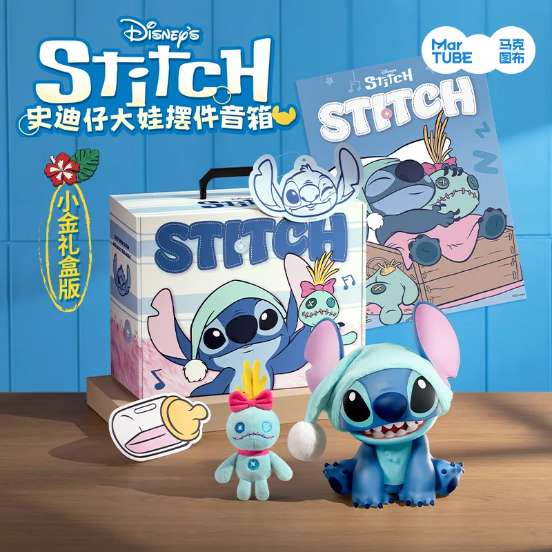 Disney Stitch Large Ornament Sound System Small And Cute Bluetooth Speaker Desktop Ornament Decoration Birthday Gift