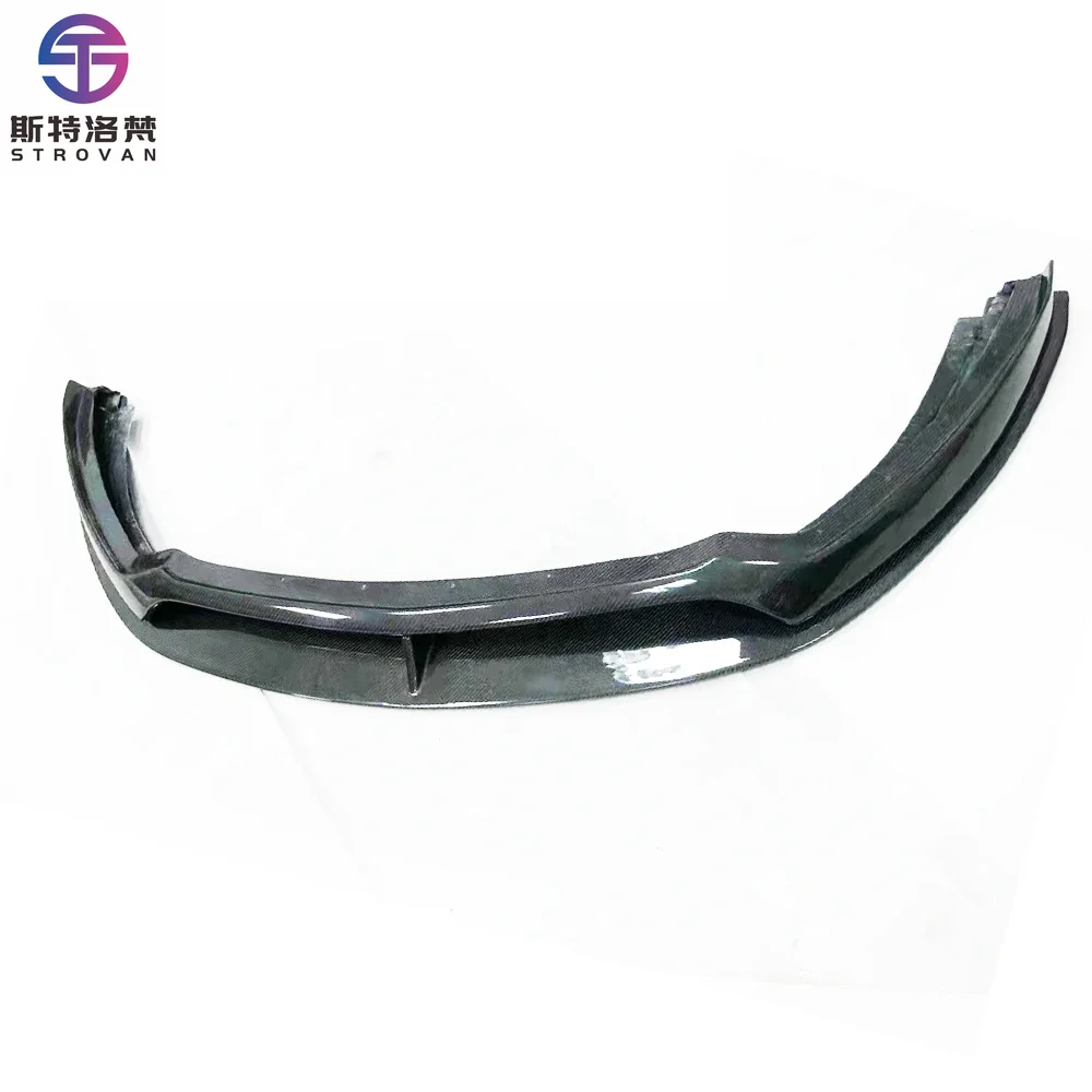 

STLF AC Style Carbon Fiber Front Bumper Chin Lip Splitter for Fords Old Mustang 2015 - 2018