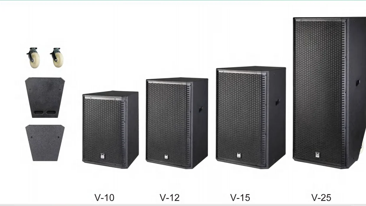 Pro Audio Multifunctionele Dual 15 Inch Houten Luidspreker Voor Professioneel Audio Systeem 1000 W-2000 W Luidspreker Box Stage Performance V25