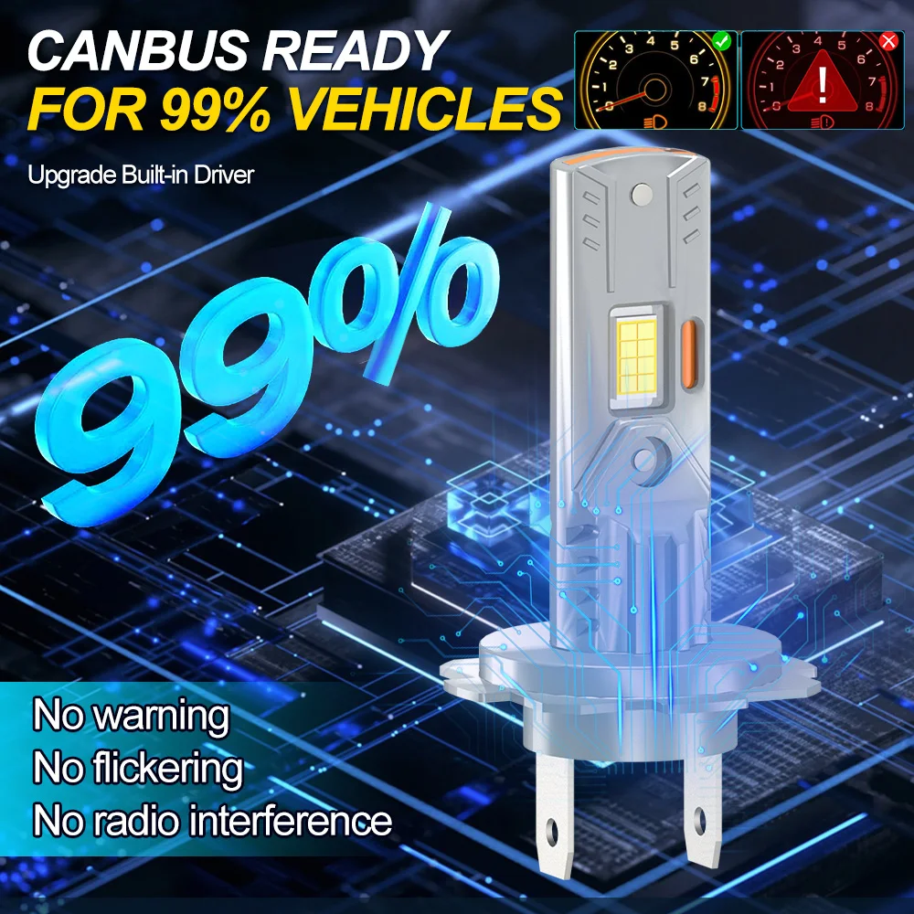 45000LM Canbus سيارة LED المصباح 6000K CSP رقائق عالية منخفضة شعاع الضباب مصباح 12 فولت لاند روفر ديسكفري 2014 2015 2016 خطأ مجاني