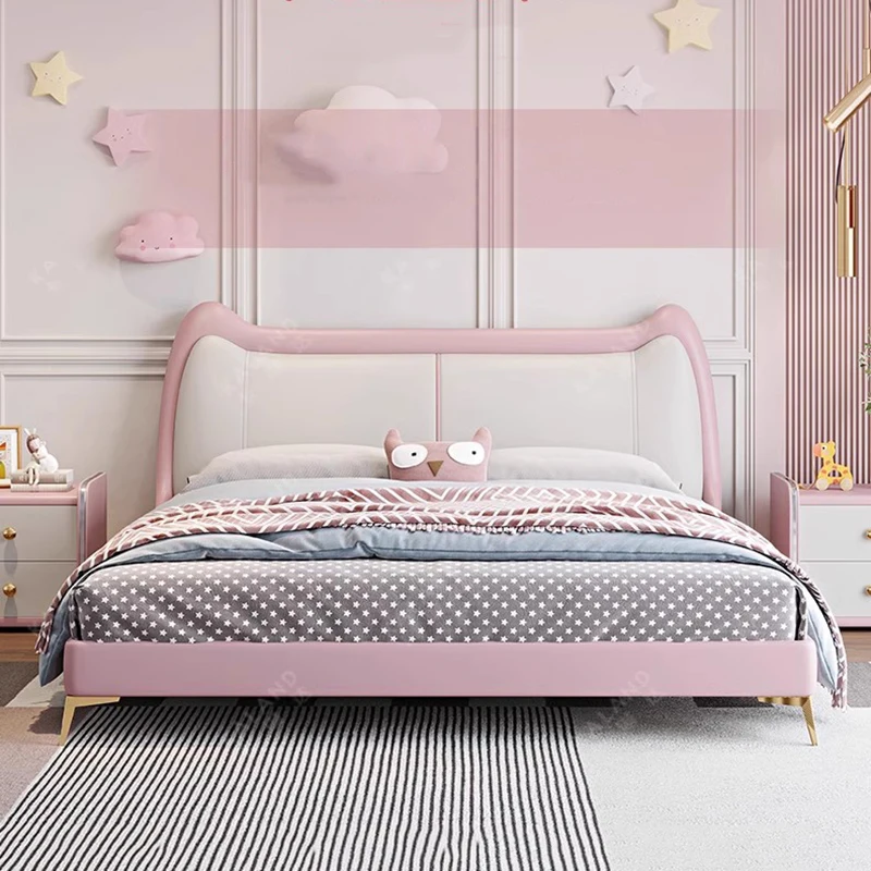 Queen Size Children Beds Bedroom Organizer Double Castle Children Bed Storage Space Muebles Para El Dormitorio Home Decoration