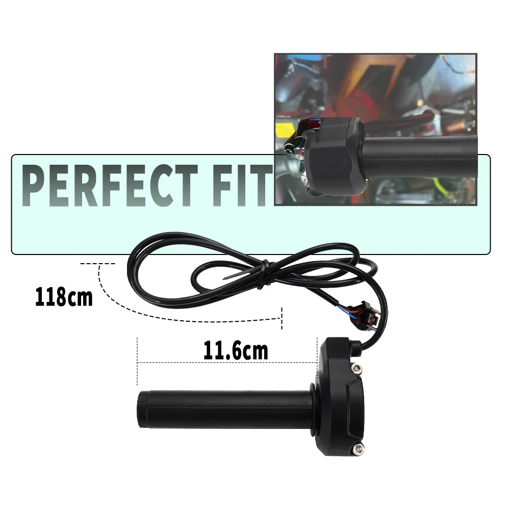 Motorcycles Parts Throttle Turn Grip Carbon Fiber Color Grip For Sur Ron S X Sur-Ron 2017-2024 Off-Road Electric Vehicle Bike image 4