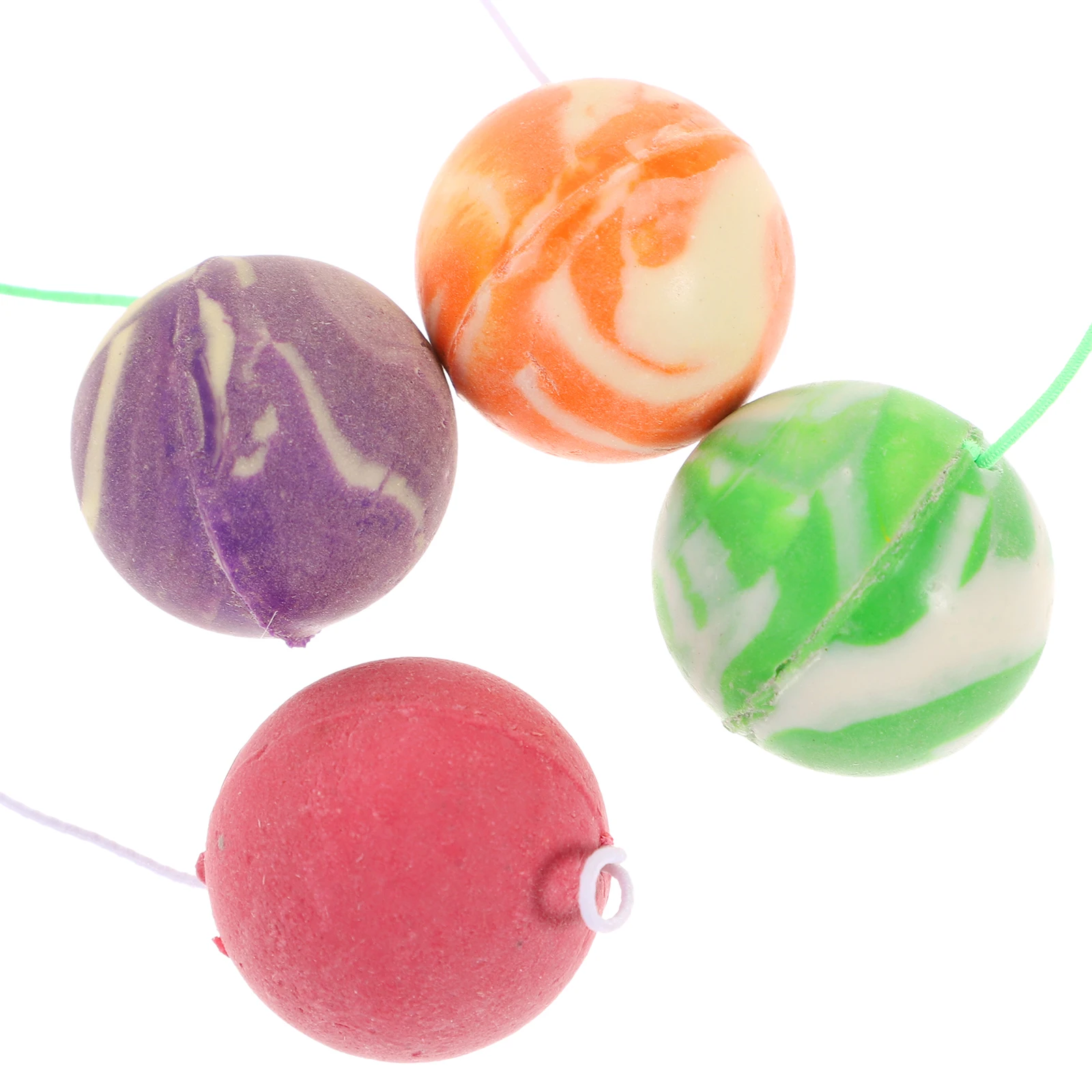 

6pcs Racket Paddle Balls Kids Toy Hand Painting DIY Creative Craft Educational Wood Paddle Ball Toy Sport Fun Activities