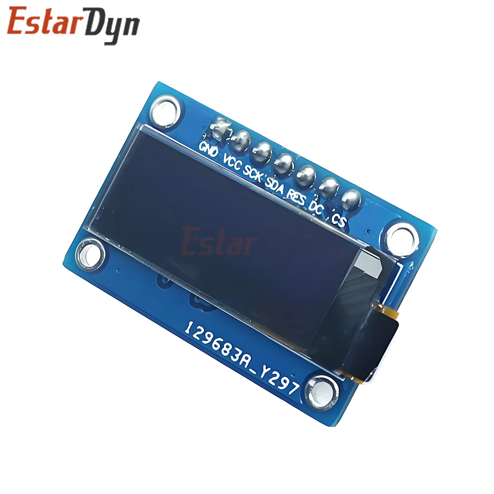 0.91 "Polegada 128x32 SSD1306 SPI Módulo de Exibição OLED Branco Azul - Para Placa Arduino, Projeto DIY