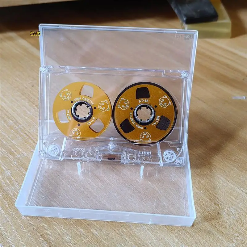 شريط معدني فارغ على الوجهين يمكن تسجيل شريط كاسيت فارغ لمدة 45 دقيقة