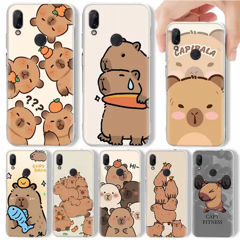 Funda de teléfono con dibujos de animales de capibara para Xiaomi Redmi 12 12C 13 13C 14C 9 9A 9C 9T 10 10A 10C 8 8A 7 7A 6 6A K70 K60 K40 K20