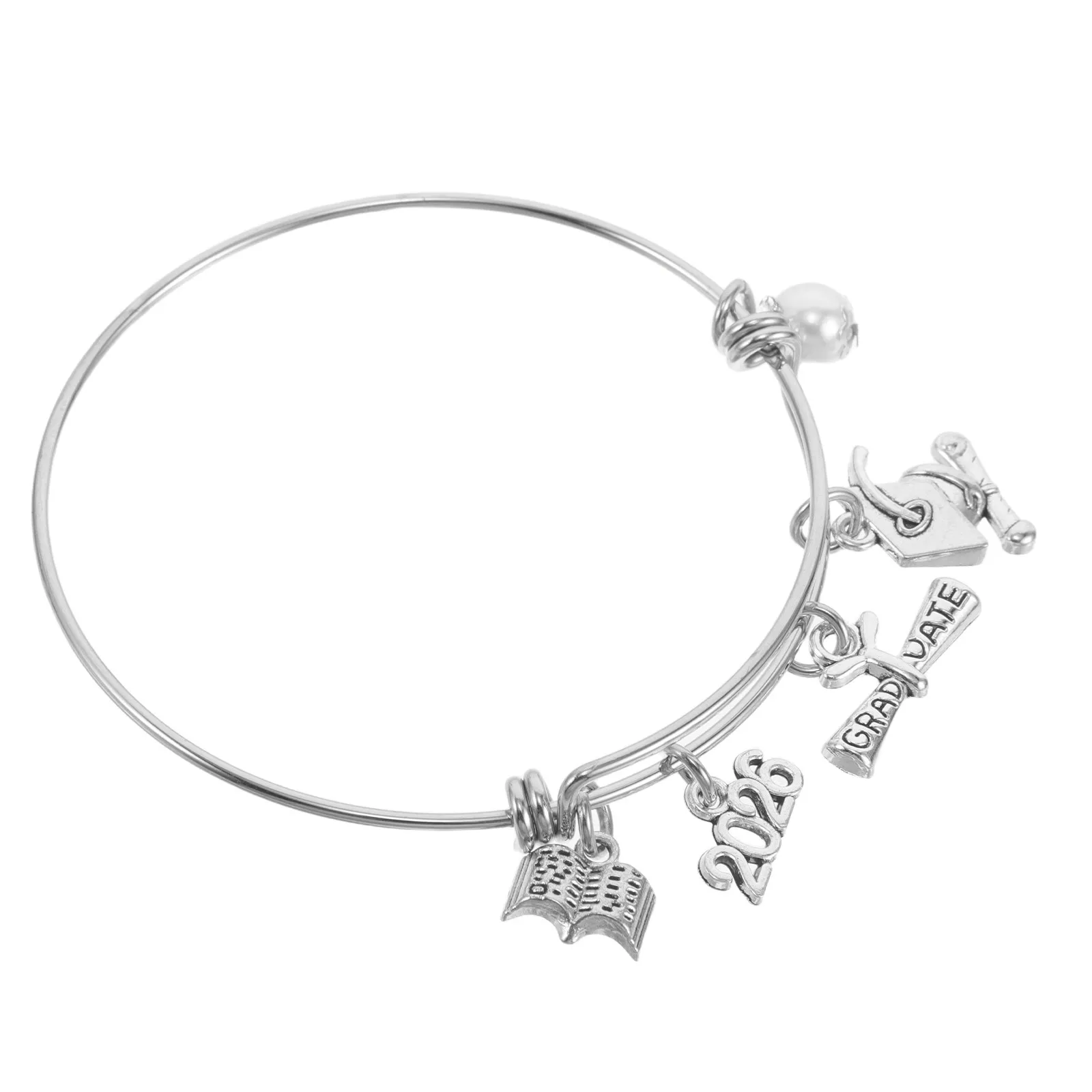 Graduation Bracelet Adjustable Class of 2026 Graduation Wristband for Senior Grad Party Favors Inspirational Keepsake