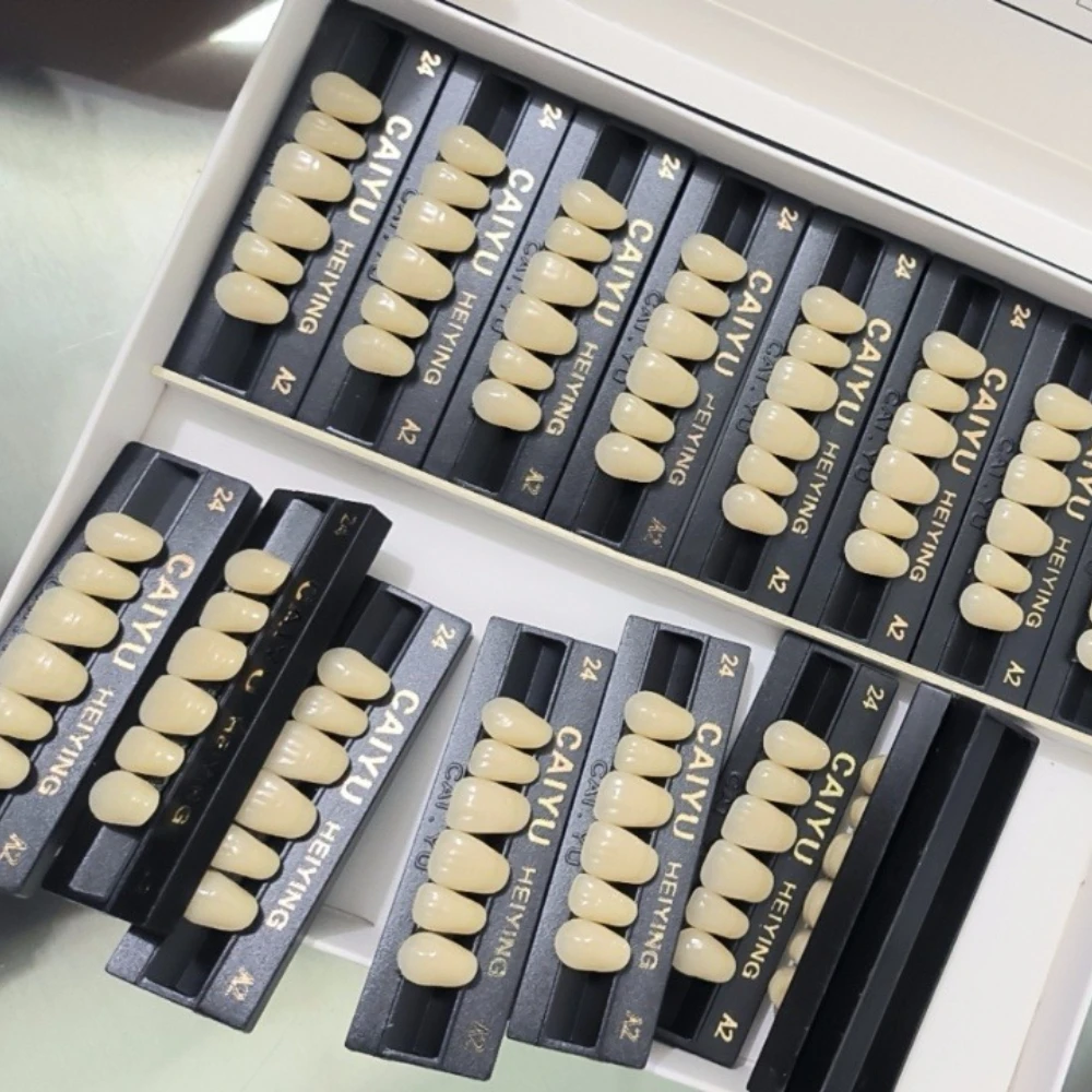 Dental Materials Synthetic Resin Teeth Upper Front Teeth 6X1 Complete Denture Posterior Teeth 8x1 Laboratory Oral Care Tools