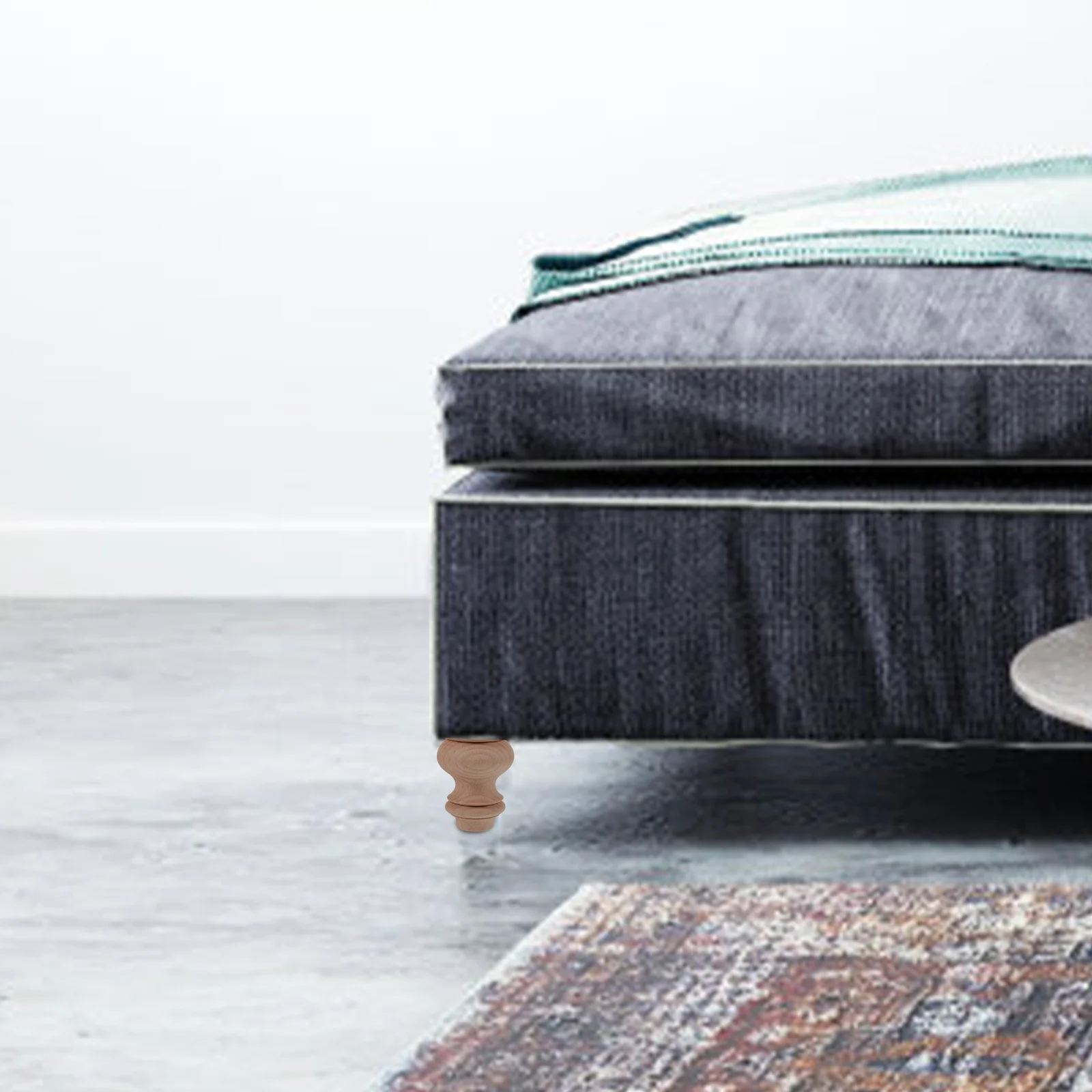 1 قطعة أرجل الطاولة الخشبية استبدال قصيرة أرجل قطع الأثاث الخشبي ل أريكة الأريكة مضمد كرسي قاعدة قدم الأثاث الساق صندوق خشبي #1